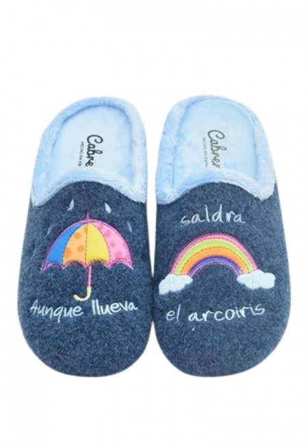 PANTUFLA AUNQUE LLUEVA...