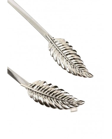 CINTURÓN METALIZADO HOJAS