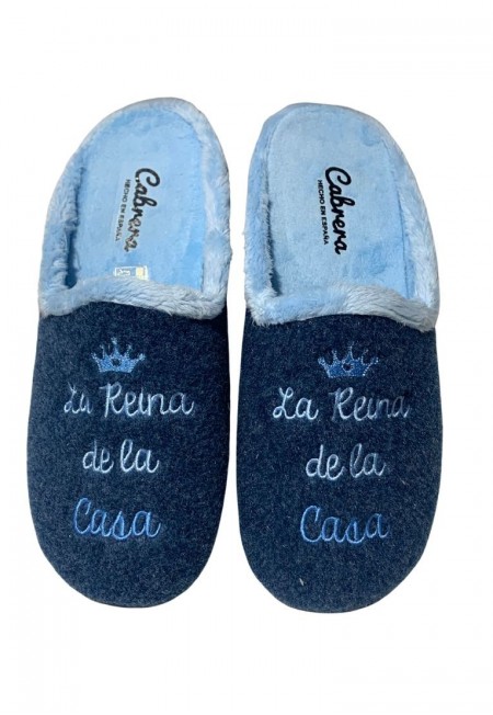 Pantufla reina de la casa