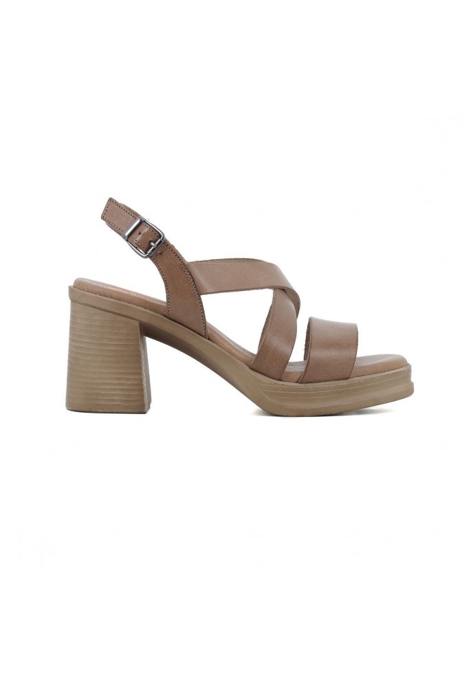 SANDALIA TACON PIEL NADIA | PORRONET