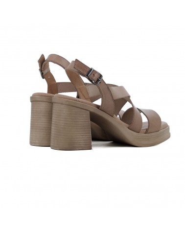 SANDALIA TACON PIEL NADIA | PORRONET