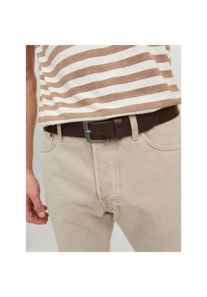 CINTURÓN PIEL CROCK | JACK & JONES