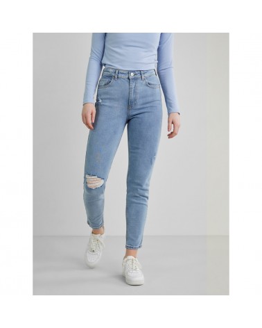 JEANS MOM FIT TIRO ALTO | PIECES