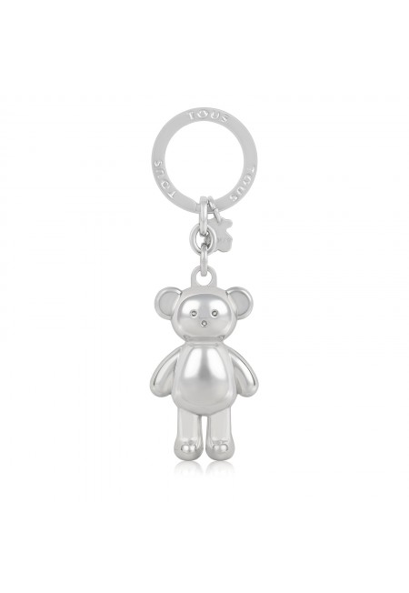 LLAVERO TEDDY BEAR PLATEADO