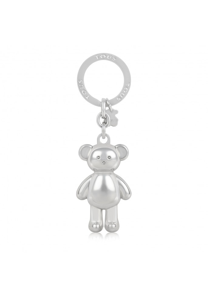 LLAVERO TEDDY BEAR PLATEADO