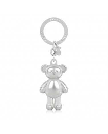 LLAVERO TEDDY BEAR PLATEADO