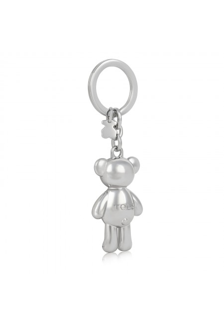 LLAVERO TEDDY BEAR PLATEADO 2