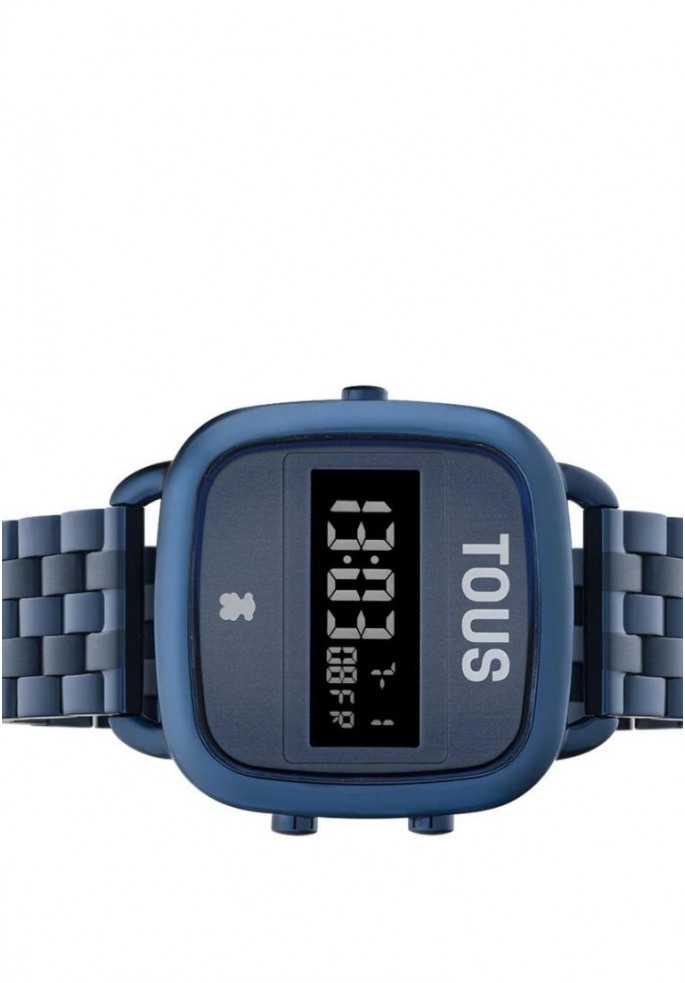 RELOJ DIGITAL CON BRAZALETE DE ACERO...