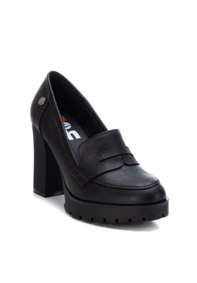 MOCASIN SUELA DENTADA Y TACON ALTO |...