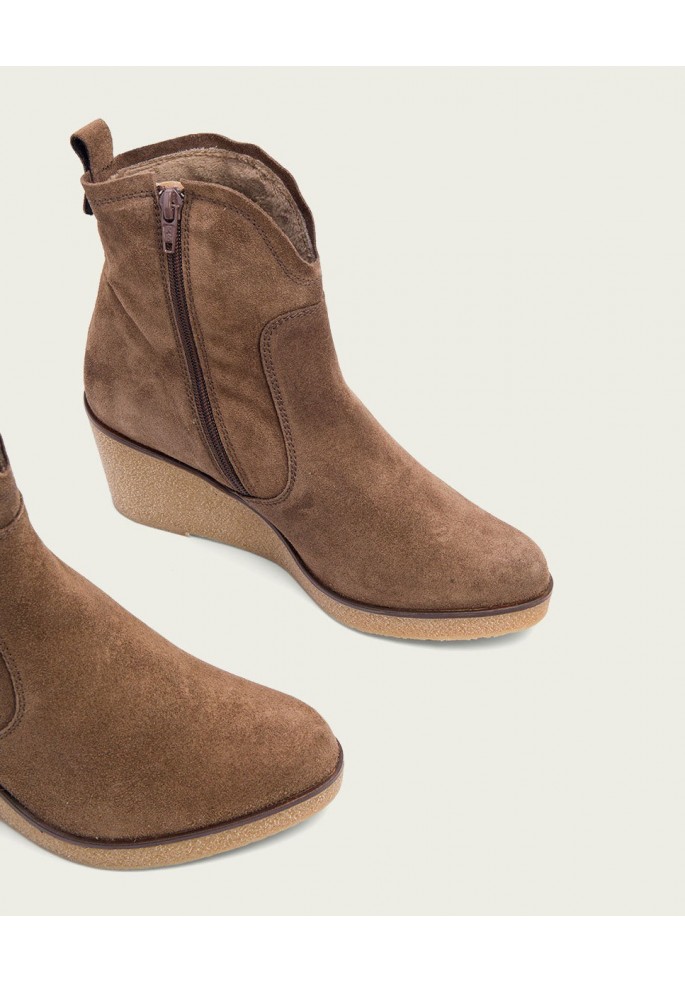 BOTIN SERRAJE PIEL CUÑA | PORRONET