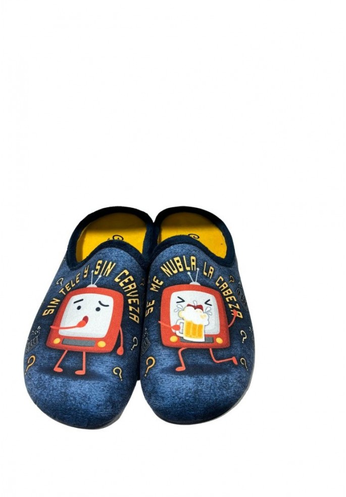 PANTUFLAS SIN TELE Y SIN CERVEZA |...