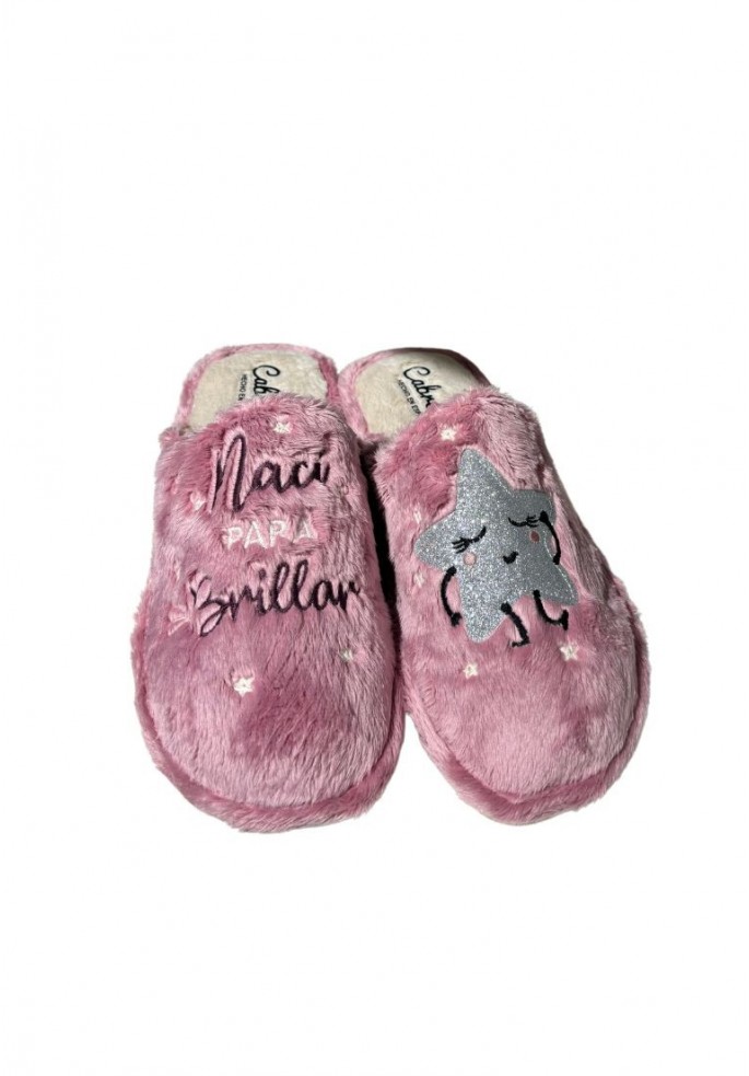 PANTUFLA NACI PARA BRILLAR | CABRERA