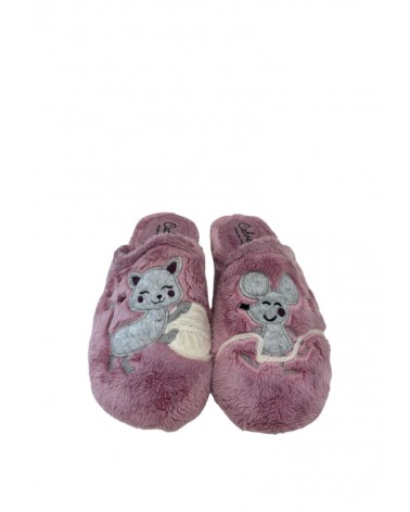 PANTUFLA ABIERTA PISO GOMA GATO Y RATON | CABRERA