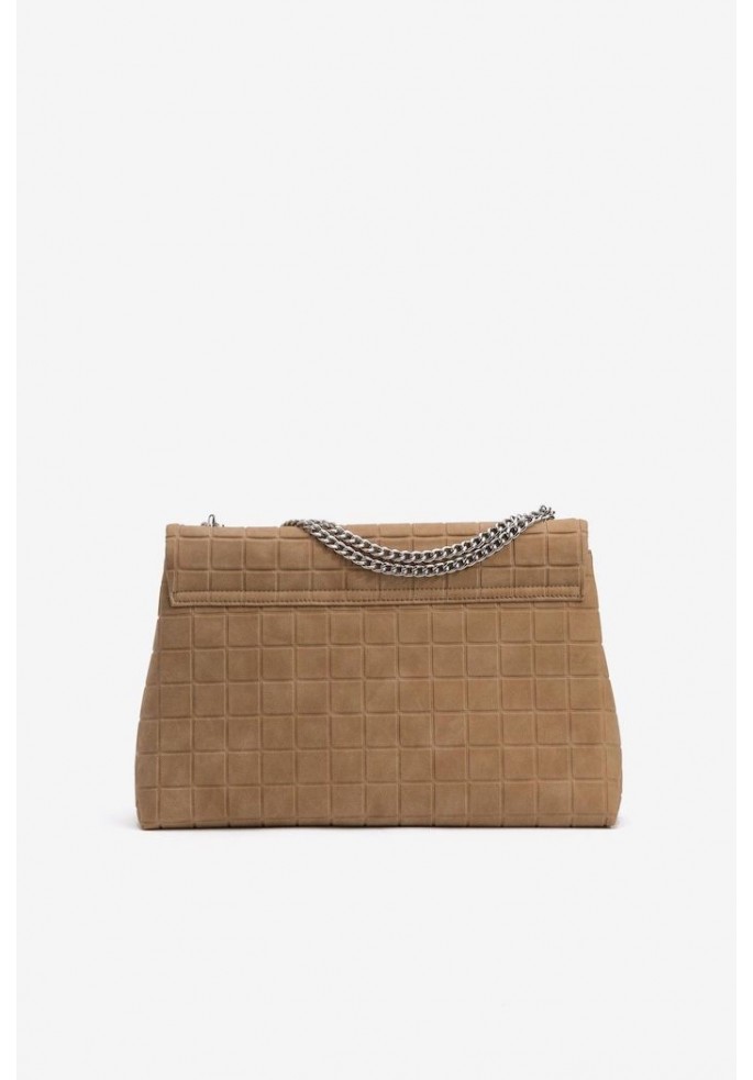 BOLSO CON TEXTURA ASA DE CADENA |...