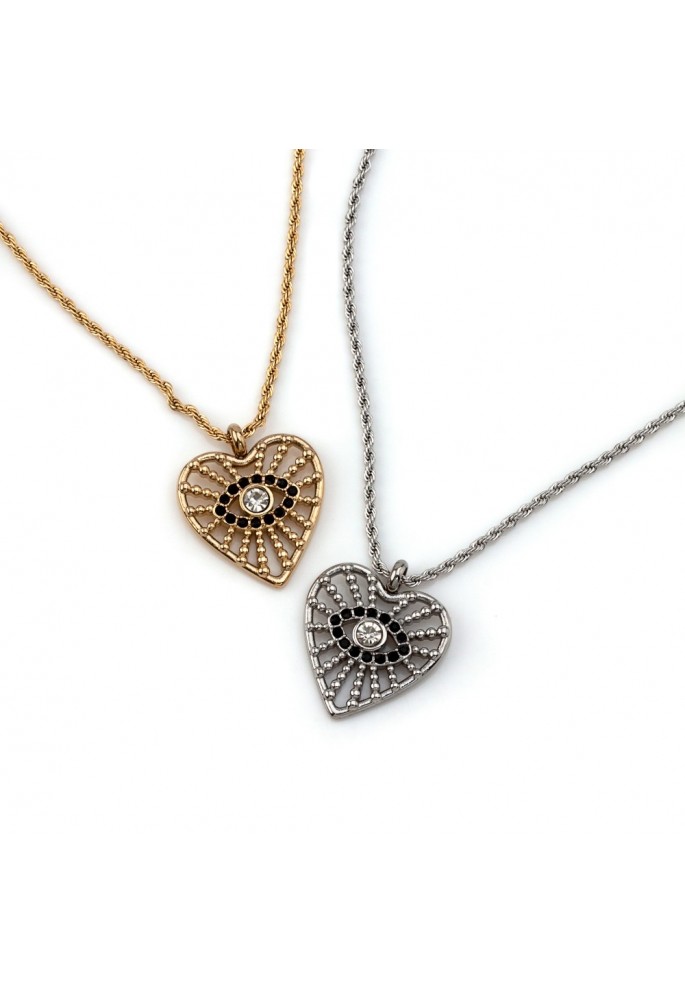 COLGANTE ACERO CORAZON | BOTTINA