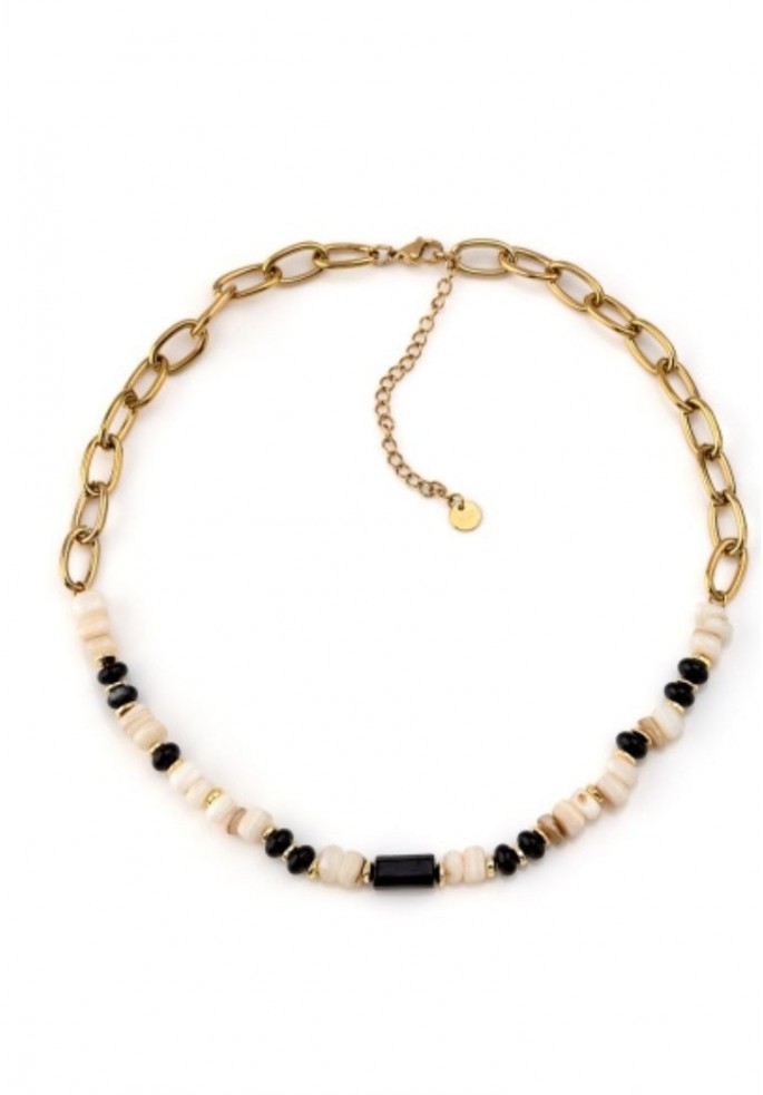 COLGANTE PIEDRAS ACERO | BOTTINA