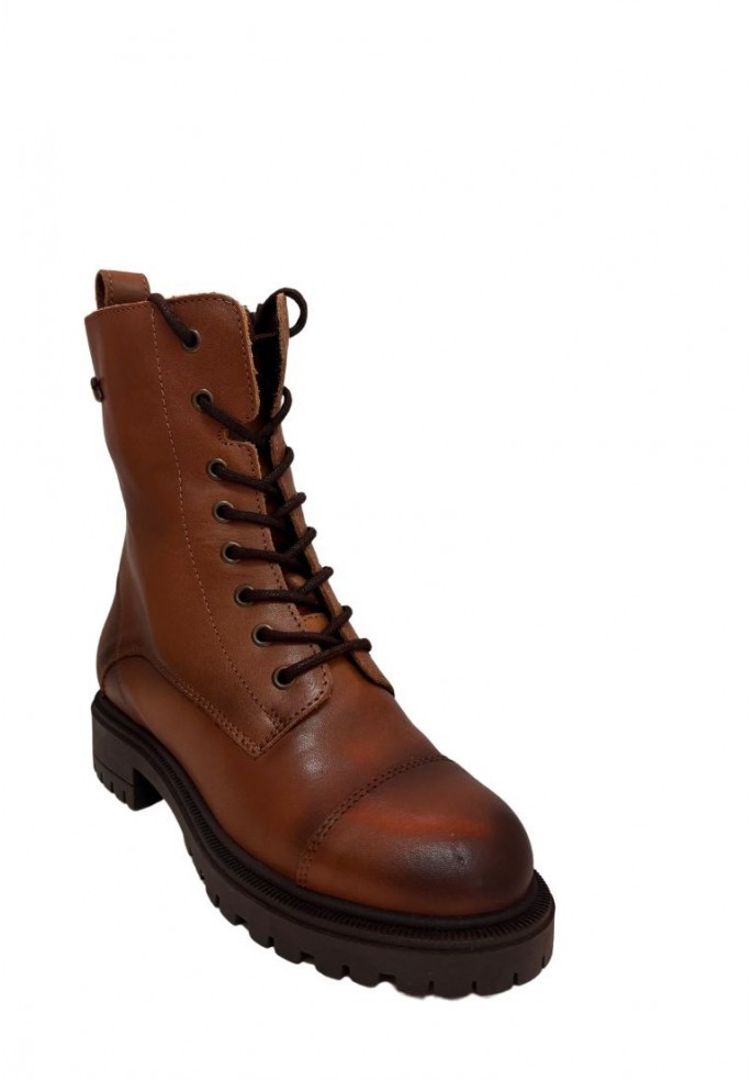 BOTÍN MILITAR PIEL | BOTTINA