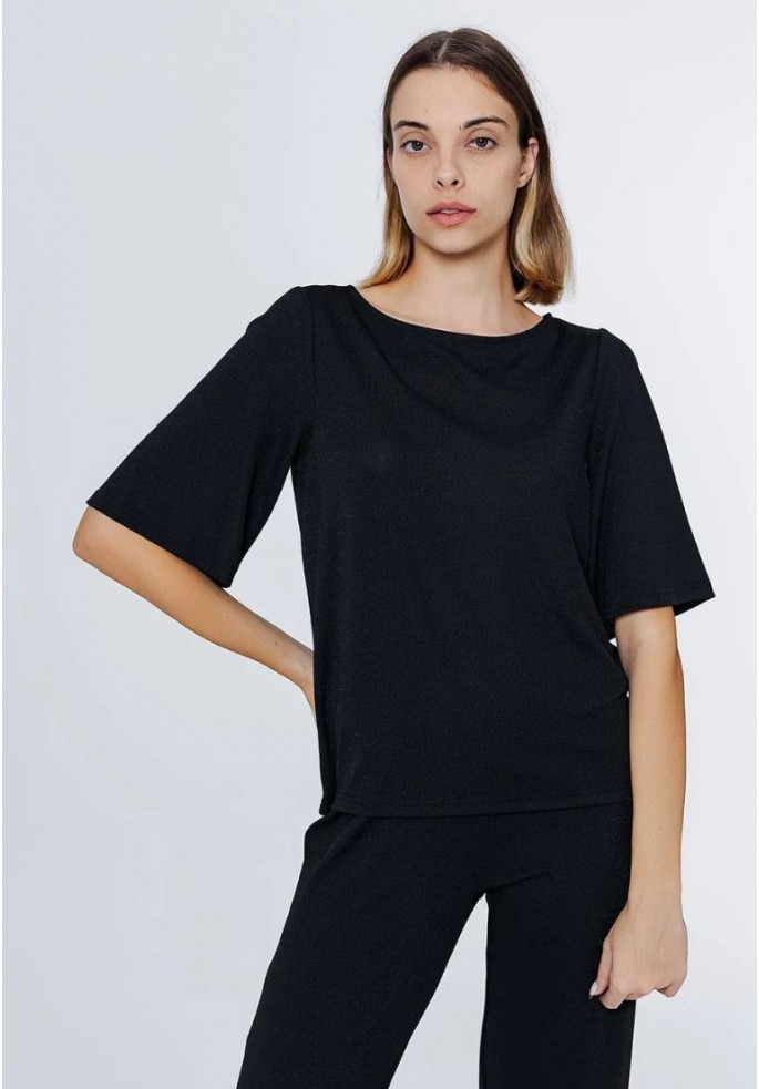 TOP GLITTER BLACK | VERO MODA