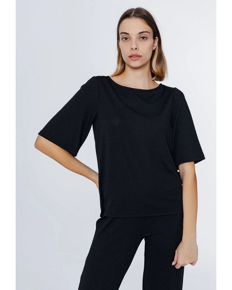 TOP GLITTER BLACK | VERO MODA