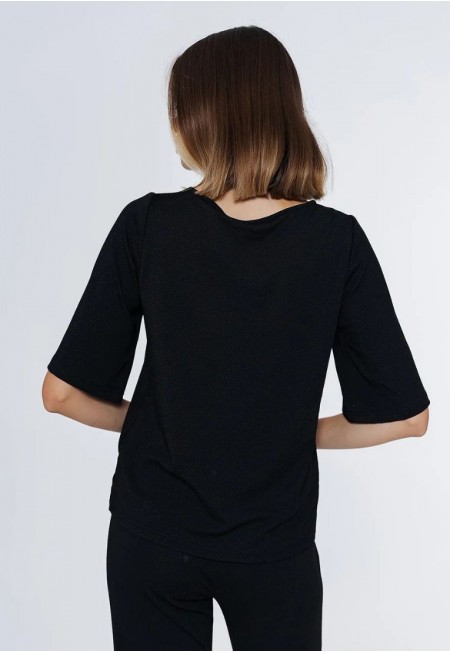 TOP GLITTER BLACK | VERO MODA 2