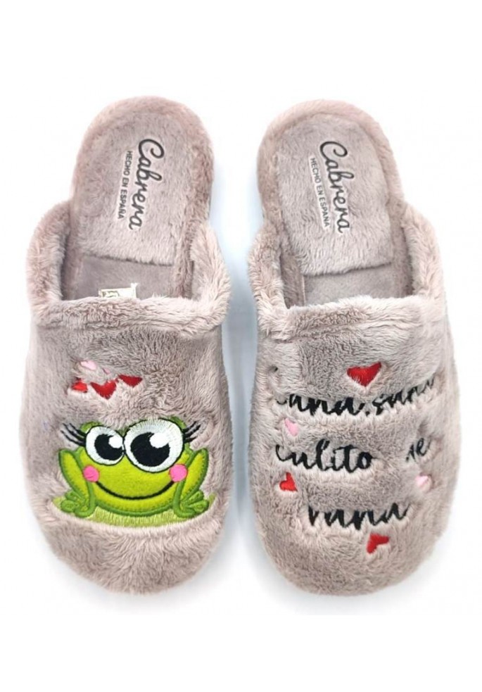 PANTUFLA SANA SANA CULITO DE RANA |...