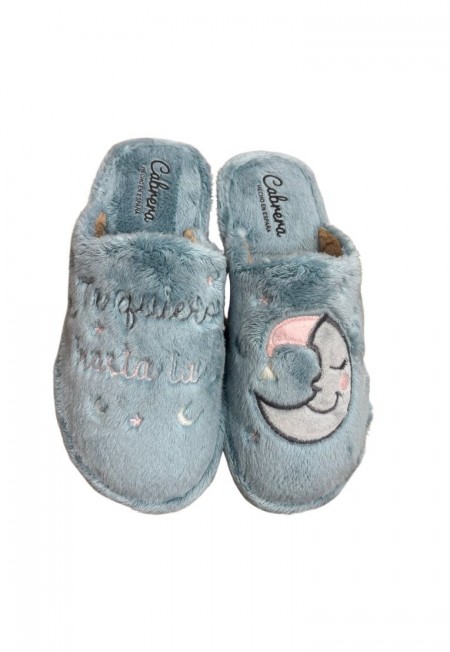 PANTUFLA TE QUIERO HASTA LA...