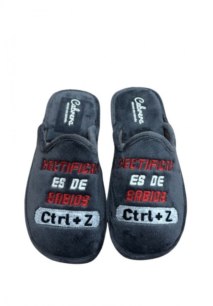 PANTUFLA RECTIFICAR ES DE SABIOS |...