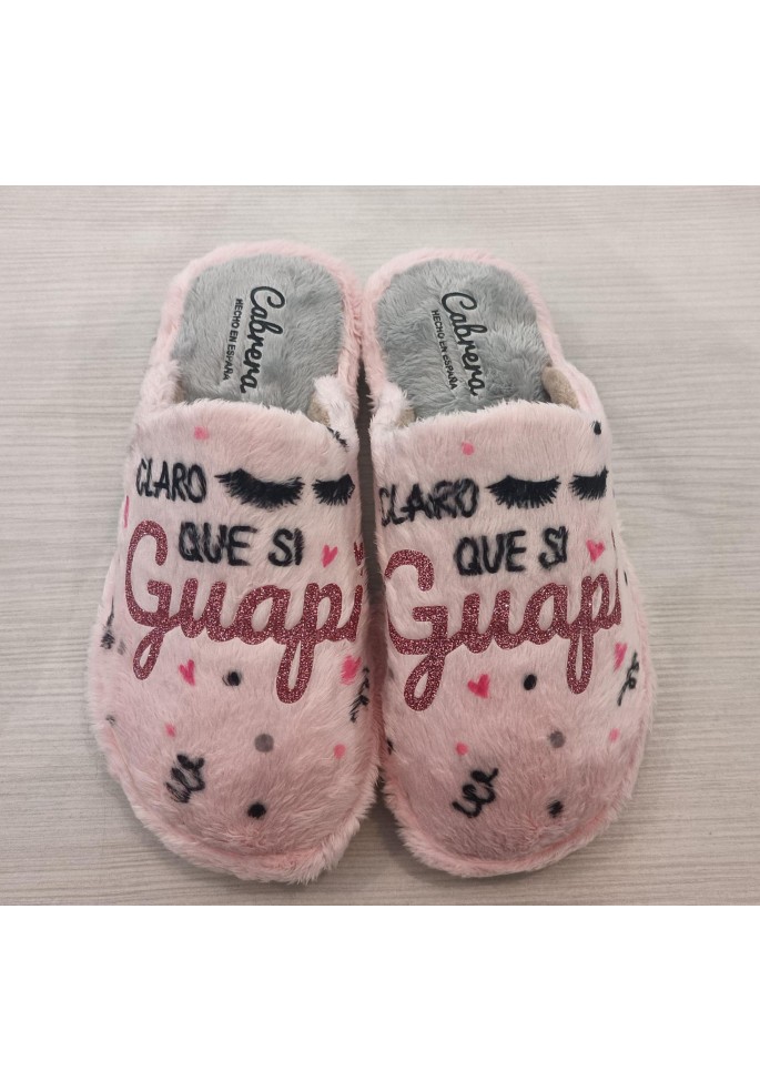 PANTUFLA CLARO QUE SI GUAPI | CABRERA