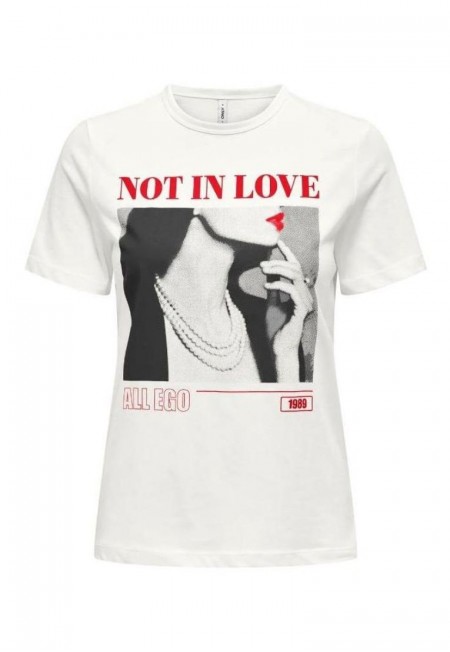 CAMISETA NOT IN LOVE | ONLY