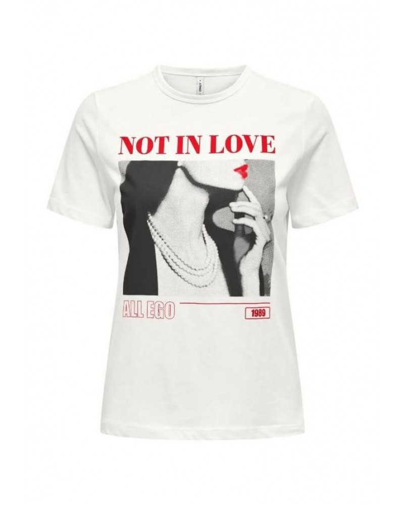 CAMISETA NOT IN LOVE | ONLY