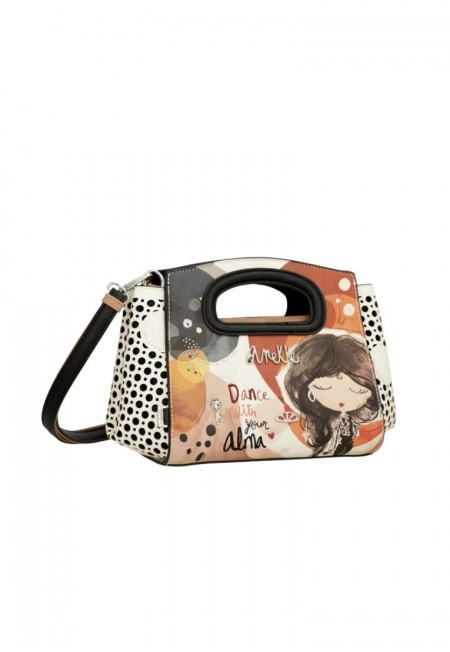 BOLSO DE MANO CON BANDOLERA...