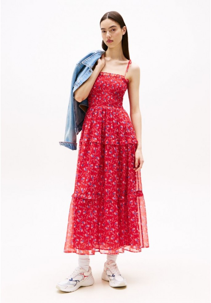 VESTIDO CHIFFON MAXI | TOMMY HILFIGER