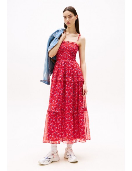 VESTIDO CHIFFON MAXI | TOMMY HILFIGER