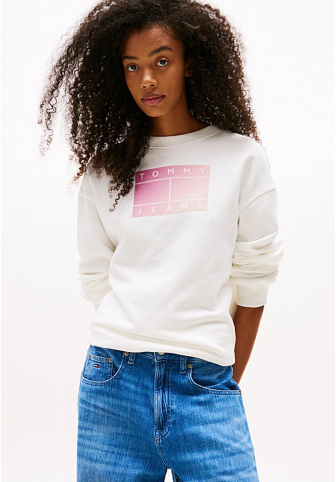 SUDADERA GRADIENT FLAG CREW | TOMMY...