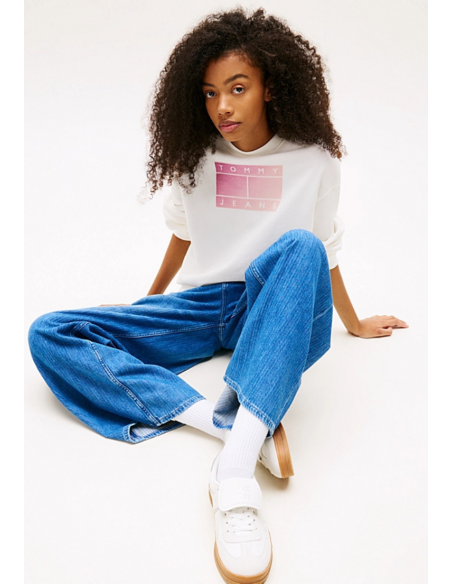 SUDADERA GRADIENT FLAG CREW | TOMMY HILFIGER