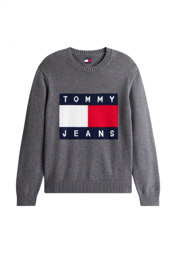 JERSEY REG MELANGE FLAG | TOMMY HILFIGER