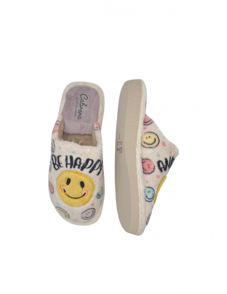 PANTUFLA BE HAPPY | CABRERA