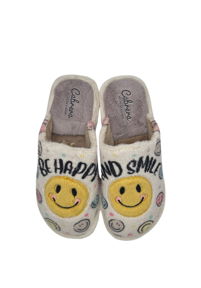 PANTUFLA BE HAPPY | CABRERA