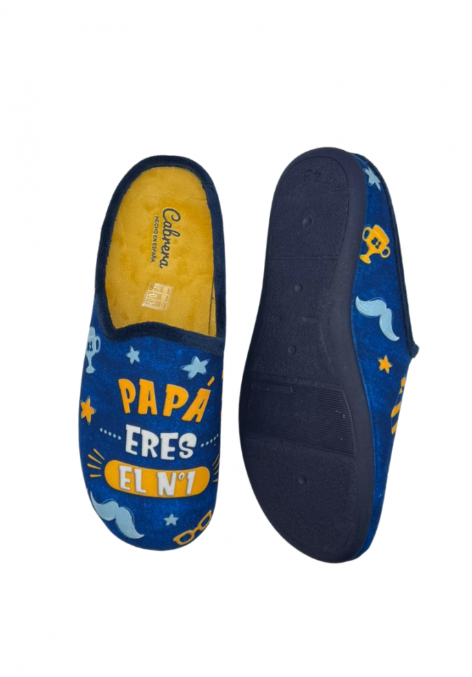 PANTUFLA PAPA ERES EL Nº1 | CABRERA