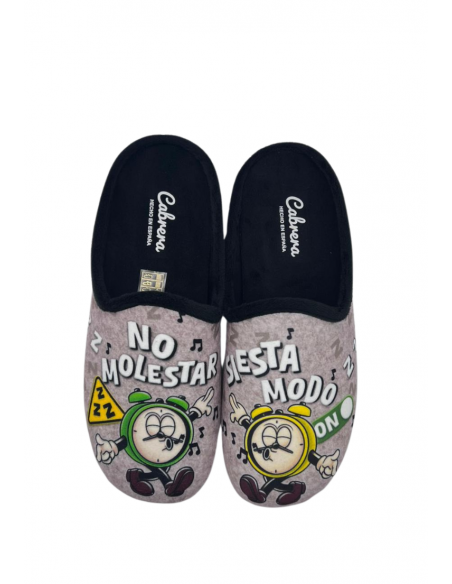 PANTUFLA SIESTA MODO ON | CABRERA