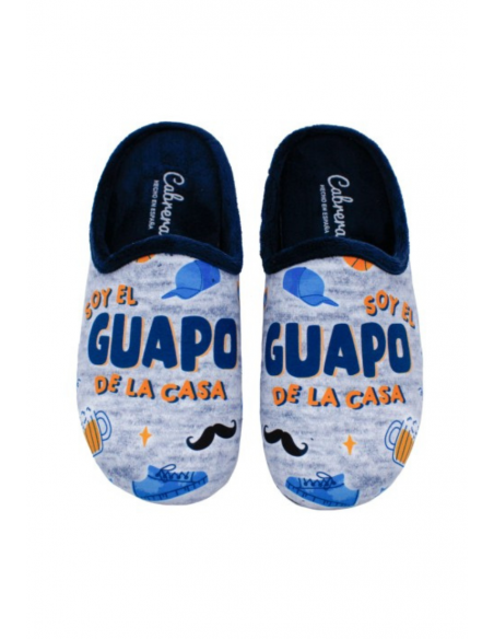 PANTUFLA SOY EL GUAPO DE LA CASA | CABRERA