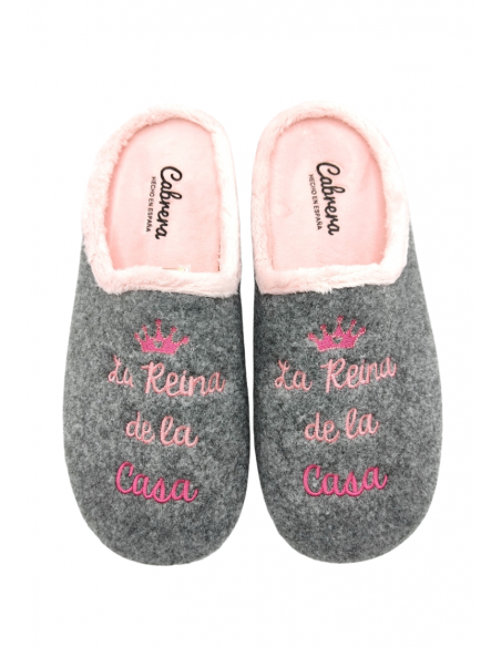 PANTUFLA LA REINA DE LA CASA | CABRERA