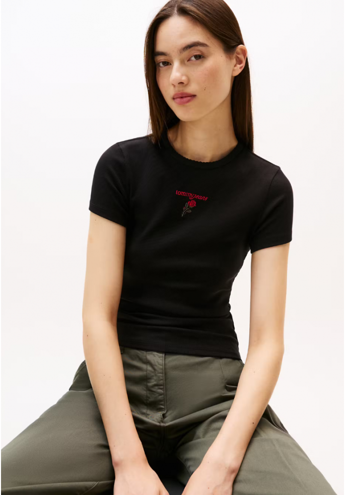 CAMISETA SLIM ROSE | TOMMY HILFIGER