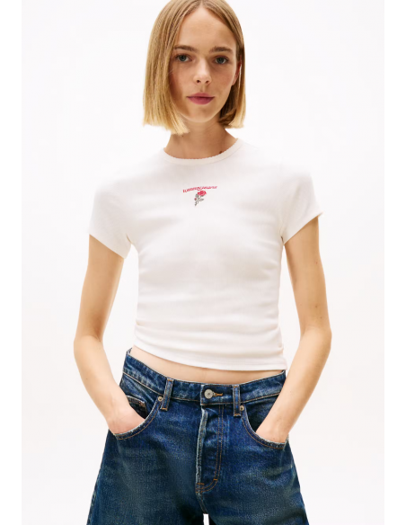 CAMISETA SLIM ROSE | TOMMY HILFIGER