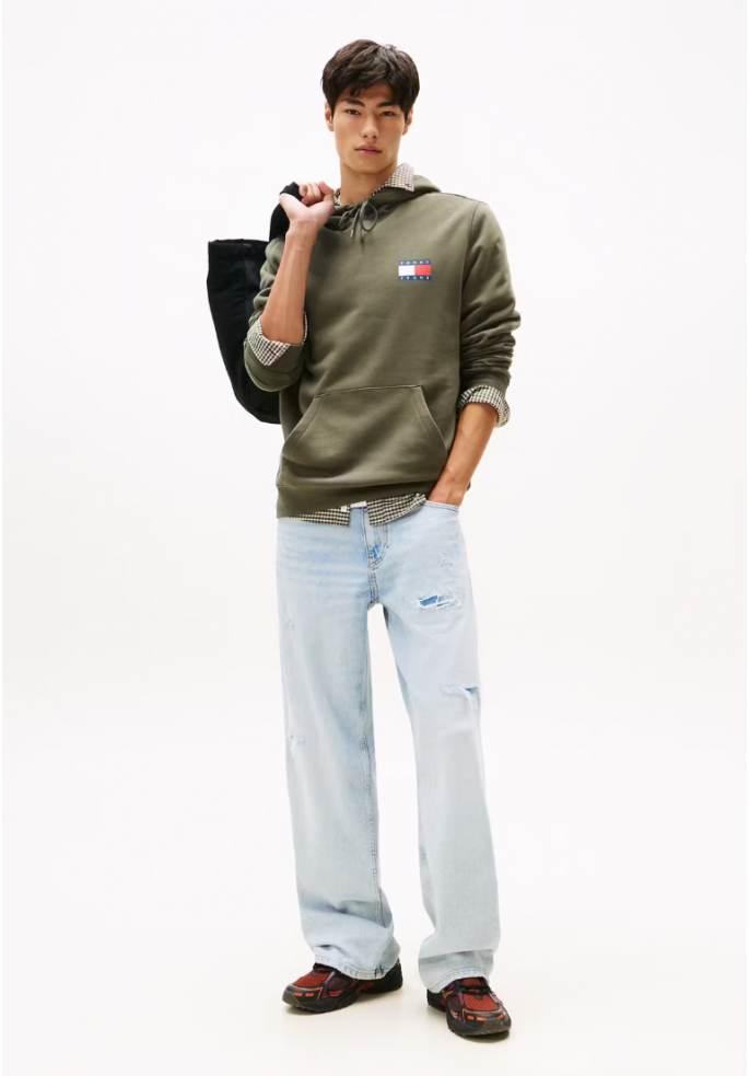 SUDADERA ESSENTIAL GORRO | TOMMY...