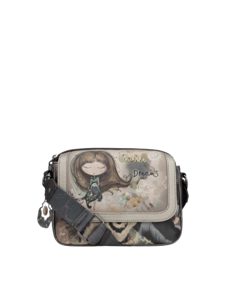 BANDOLERA DE  SOLAPA OVALADA REAL | ANEKKE