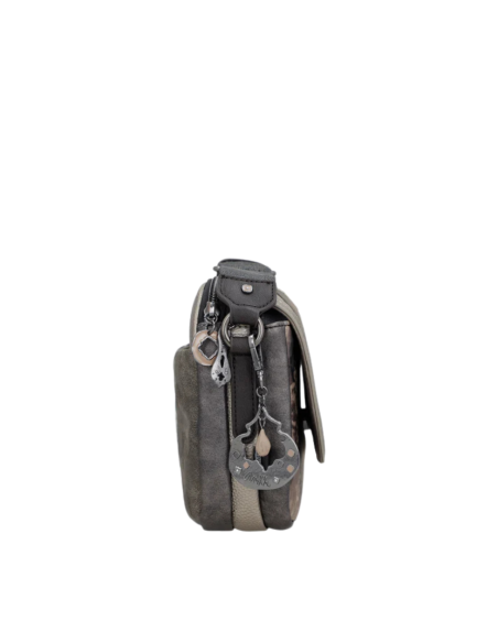 BANDOLERA DE  SOLAPA OVALADA REAL | ANEKKE