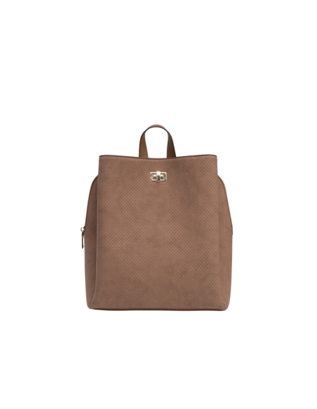 MOCHILA EFECTO GAMUZA PERFORADA | VILANOVA