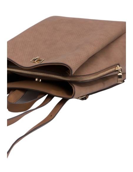 MOCHILA EFECTO GAMUZA PERFORADA | VILANOVA