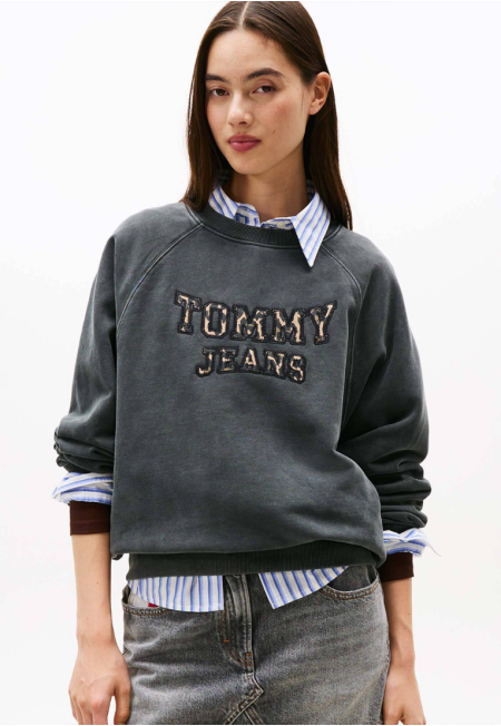 SUDADERA LEOPARD VARSITY...